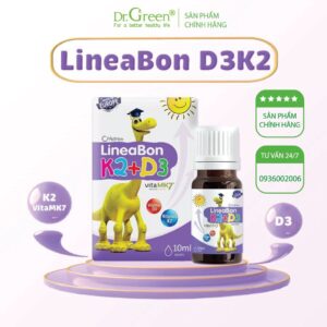 Vitamin tăng chiều cao - LineaBon vitamin D3 K2 (Dr.Green)